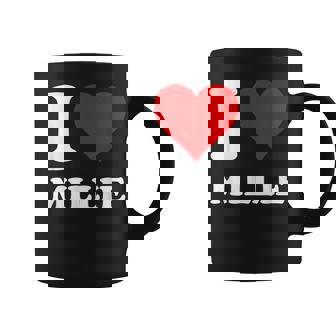 Red Heart I Love Millie Coffee Mug - Monsterry
