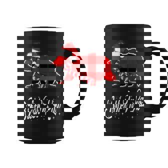 Red Plaid Brother-In-Law Bear Buffalo Matching Family Shirt Graphic Print Coffee Mug - Monsterry