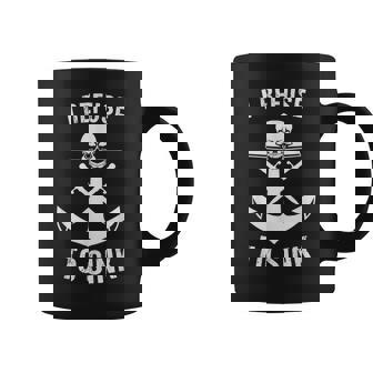 I Refuse To Sink De Entrenamiento De Gimnasio Con Calavera De Ancla Taza de café - Regaloses