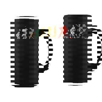 Regalo Para Jugadores De Hockey Sobre Hielo Evolución Retro Taza de café - Regaloses