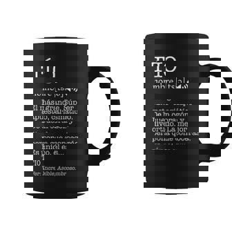Regalo Para Tío Con Nombre Divertido Significado Familia Taza de café - Regaloses