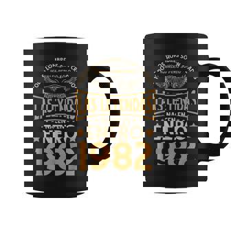 Regalos De Cumpleaños Para Hombre The Legends Enero De 1982 Taza de café - Regaloses
