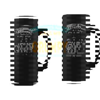 Regalos Divertidos Retrointage Mi Gente Favorita Me Llama Gruñón Taza de café - Regaloses
