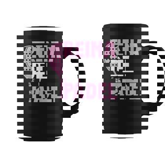 Reina Del Pádel Padelista Divertido Padel Tennis Taza de café - Regaloses