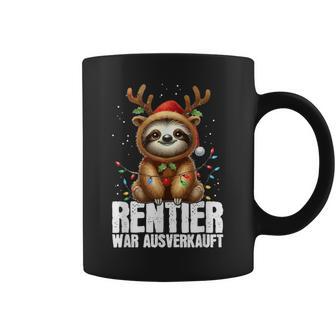 Reindeer War Sold Out Christmas Sloth Christmas Time Tassen - Geschenkecke