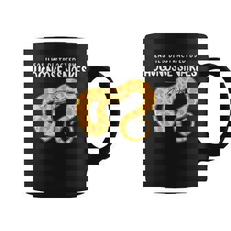 Reptile Lover Easily Distracted By Hognose Snakes Graphic Print Coffee Mug - Monsterry