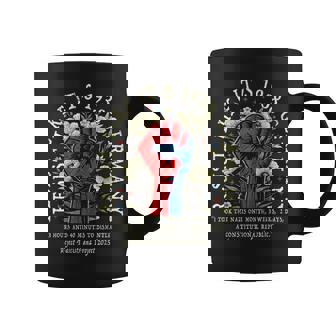 Resist Like It's 1938 Germany Floral Boho Retro Coffee Mug | Seseable CA
