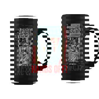 Resist Resistance Statue Of Liberty Hands Off Protest Coffee Mug | Mazezy