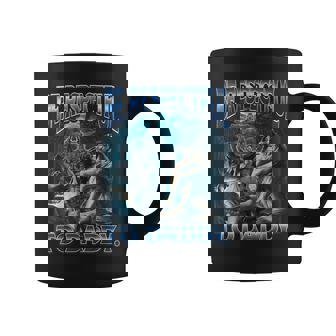 Be Respectful To Daddy Werewolf Meme Cringe Alpha Wolf Coffee Mug - Seseable