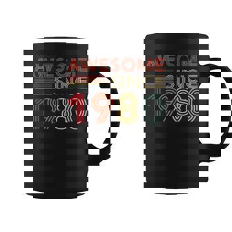 Retro 45 Birthday Decorations 45Yr 1980 45Th Birthday Coffee Mug - Seseable