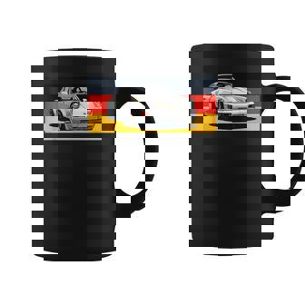 Retro 911 Vintage 964 Turbo Car Classic German Flag Track Coffee Mug | Mazezy