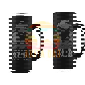 Retro Akita Dad Akita Daddy Dog Owner Pet Father Coffee Mug - Thegiftio