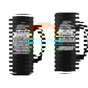 Retro Born To Bike Me Encanta Andar En Bicicleta Taza de café - Regaloses