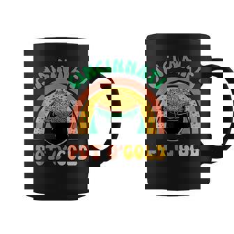 Retro Cincinnati Pot O'Gold St Patty's St Patrick's Day Graphic Print Coffee Mug - Monsterry