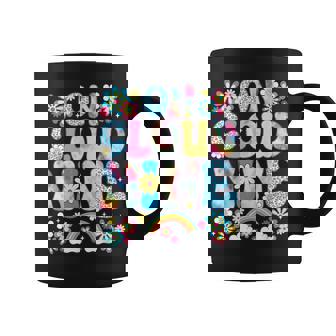 Retro On Cloud Nine Flower Happy 9Th Birthday 9 Years Old Coffee Mug - Monsterry