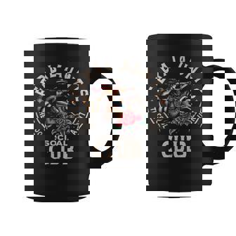 Retro Feral Aunt Social Club Tiger Mama Happy Coffee Mug - Thegiftio