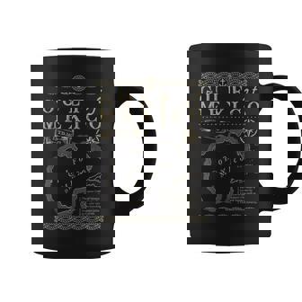 Retro Gulf Of Mexico Est 1550 Mexican Flag For Women Coffee Mug - Seseable