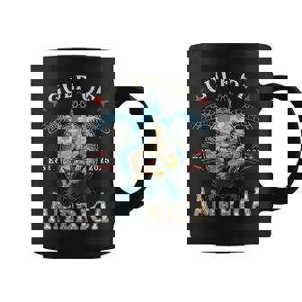 Retro Gulf Of Usa America Est 2025 American Flag Gulf Mexico Coffee Mug | Seseable CA