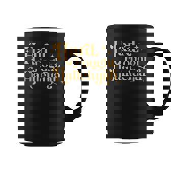 Retro Hard Fought Hallelujah Christian Coffee Mug - Monsterry