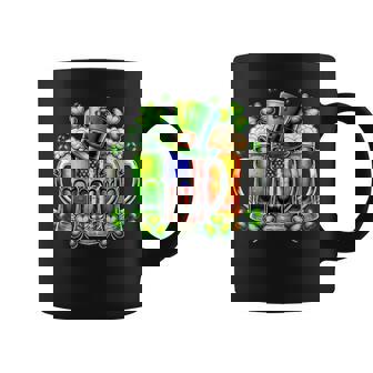 Retro Irish Usa Flag Ireland St Patrick's Day Drinking Party Coffee Mug | Mazezy