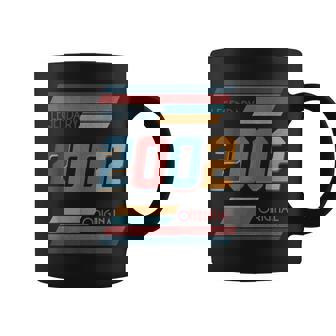 Retro Legendary Original Born In 2002 Nostalgic Graphic Print Coffee Mug - Monsterry