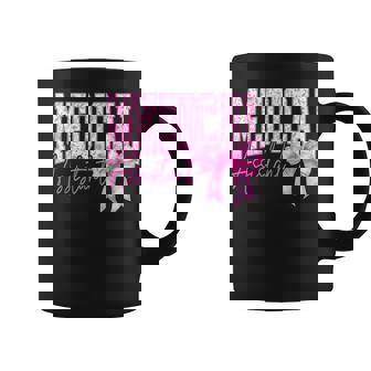 Retro Medical Assistant Floral Pink Coquette Bow Coffee Mug - Thegiftio
