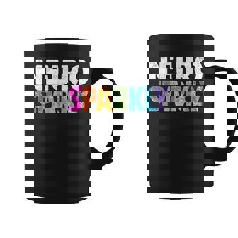 Retro Neurodivergent Neuro Sparkly Autism Spectrum Adhd Coffee Mug | Mazezy