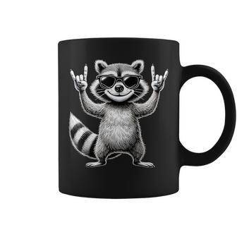 Retro Raccoon Rock Music Children Raccoon Tassen - Geschenkecke