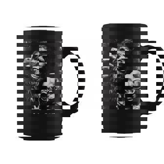 Retro Selfie Alien Bigfoot Bigfoot Alien Coffee Mug - Thegiftio UK