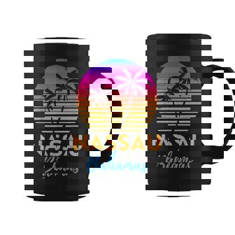 Retro Sunset Nassau Bahamas Beach Trip Vacation Summer Group Graphic Print Coffee Mug - Thegiftio UK