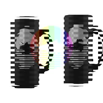 Retro Tuna Fish Gay Pride Rainbow Flag Vintage Fishing Tank Top Graphic Print Coffee Mug - Monsterry
