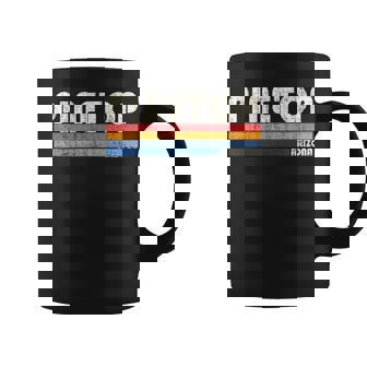 Retro Vintage 70s 80s Style Pinetop-Lakeside AZ Graphic Print Coffee Mug - Monsterry