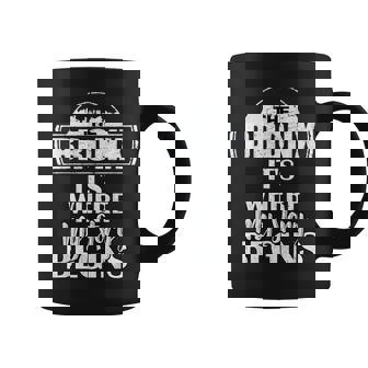 Retrointage El Bronx Donde Mi Historia Comienza Divertido Bronx Taza de café - Regaloses