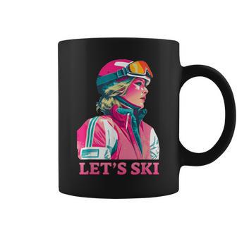 Retrointage Ski 80Er 90Er Jahre Skifahren Outfit Herren Damen Tassen - Geschenkecke