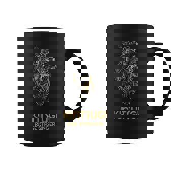 Rise Stronger Kintsugi Japanische Reparatur Keramik Goldenes Herz Tassen - Geschenkecke