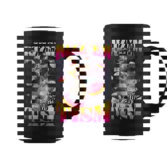 Rizz 'Em With The Tism Donut Capybara Graphic Print Coffee Mug - Monsterry