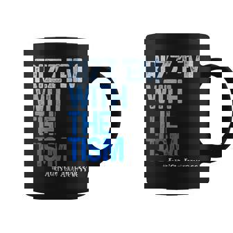 Rizz 'Em With The Tism Autism Awareness Coffee Mug | Mazezy