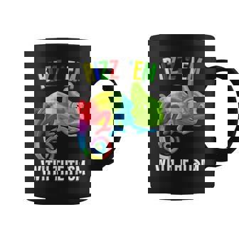 Rizz Em With The Tism Funny Autistic Chameleon Lizard Meme Graphic Print Coffee Mug - Monsterry