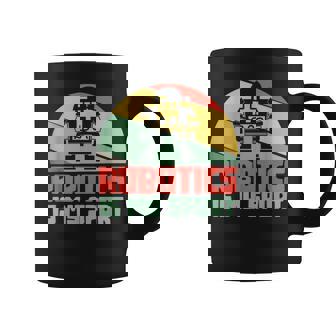 Robotics Is My Sport AI Robot Engineering Engineers Graphic Print Coffee Mug - Monsterry