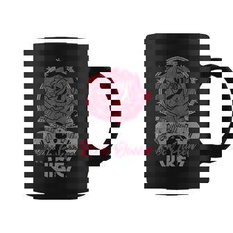 Rock Queenibes Guitarraintage Rose Rock Music Taza de café - Regaloses