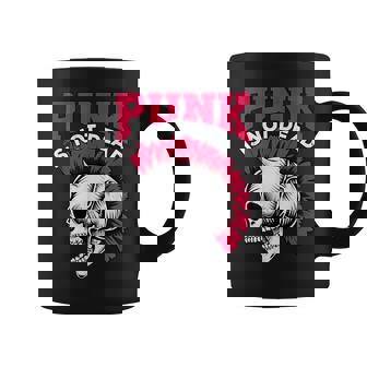 Rock And Roll Musik & Festival I Damen & Herren Punk Is Not Dead I Punker & Anarquía Para Punk Rock Small Taza de café - Regaloses