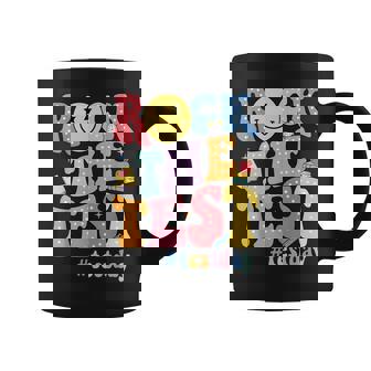 Rock The Test Testing Day Retro Motivational Teacher Student Coffee Mug - Thegiftio