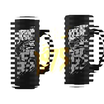 Rockin' Since 1975Intage Rock Music Fan 47 Cumpleaños Taza de café - Regaloses
