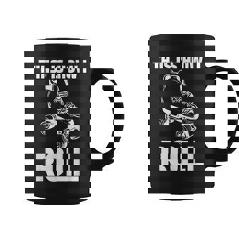 This Is How I Roll Roller Skates Skating Ring Skater Graphic Print Coffee Mug - Monsterry