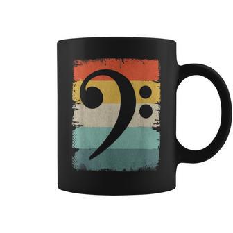 Ropa De Música Para Bajistas Clave De Fa Taza de café - Regaloses