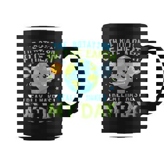 Rotation Of Earth Science Teacher Earth Day Men Women Graphic Print Coffee Mug - Monsterry