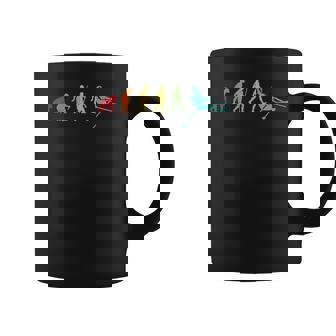 Rowing Evolution Remero De Abanico Para Amantes Del Remo Taza de café - Regaloses