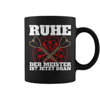 With Ruhe Der Meister Ist Dran Dart Player Tassen - Geschenkecke