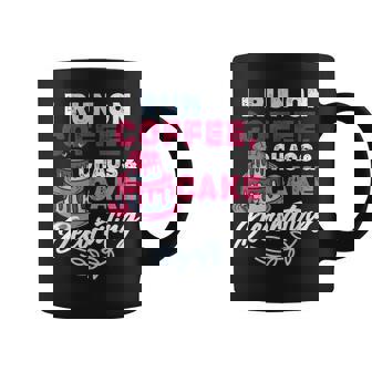 I Run On Coffee Chaos & Cake Decorating Baking Graphic Print Coffee Mug - Monsterry