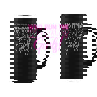 Who Run The World Girl Power Tank Top Graphic Print Coffee Mug - Monsterry